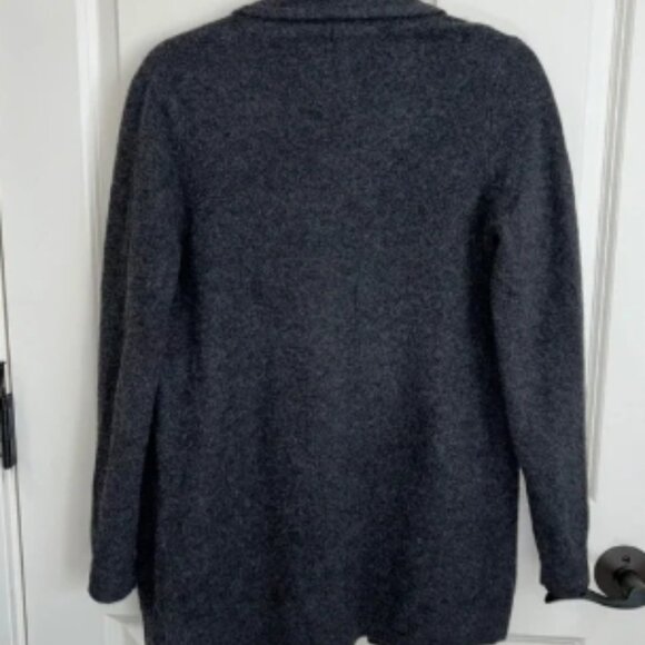 C by Bloomingdale's 100% Cashmere Shawl Collar Open Front Cardigan Sweater XS - Picture 2 of 4